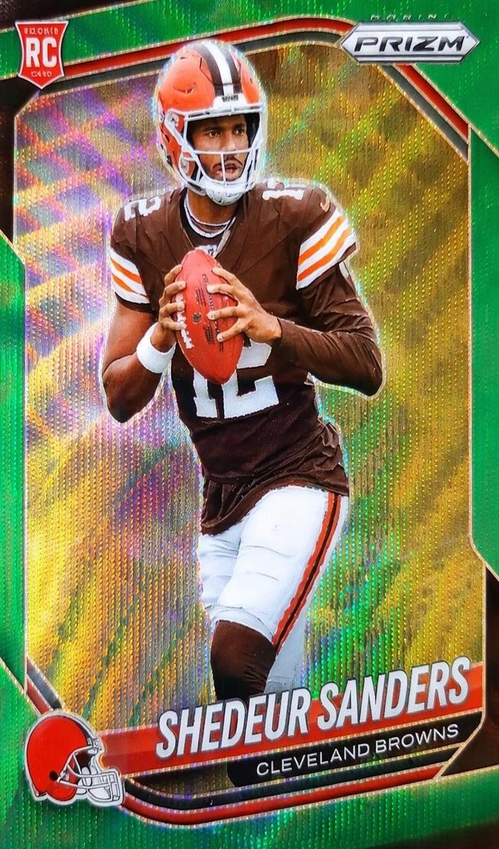 2025 Panini Prizm Football Green Wave Shedeur Sanders #302