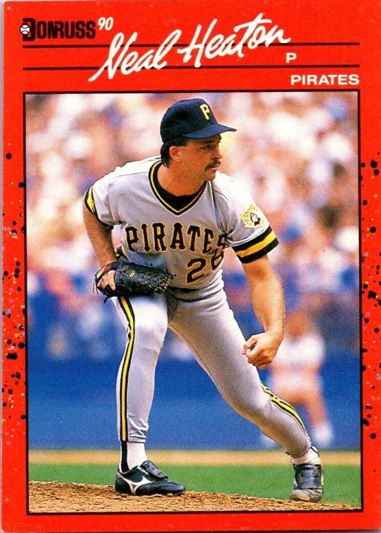 1990 Donruss Baseball Neal Heaton #658