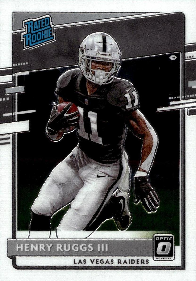 2020 Donruss Optic Football Henry Ruggs III #158 PSA 9