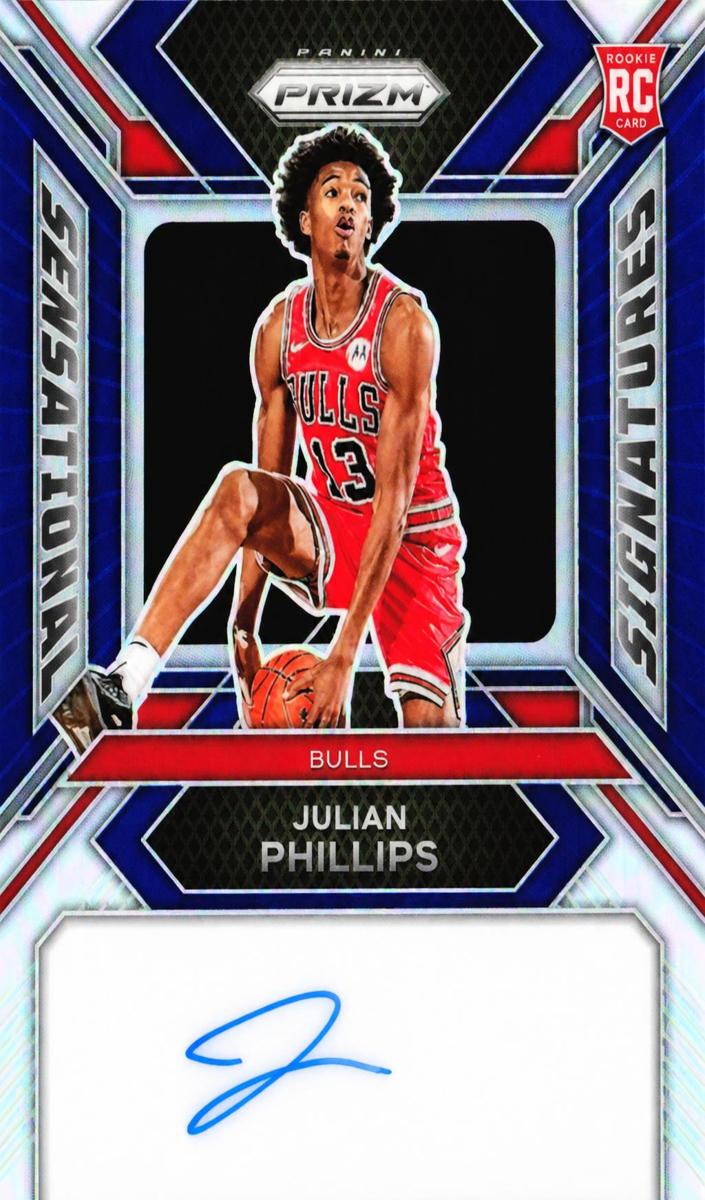 2023 Panini Prizm Basketball Blue Julian Phillips #SS-JP PSA 10