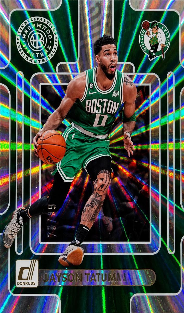 2023 Panini Donruss Basketball Holo Laser Jayson Tatum #14