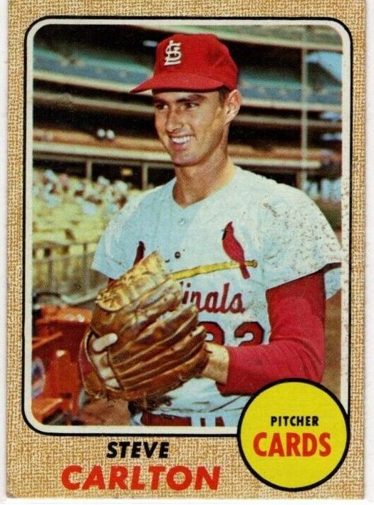 1968 Topps Baseball Steve Carlton #408