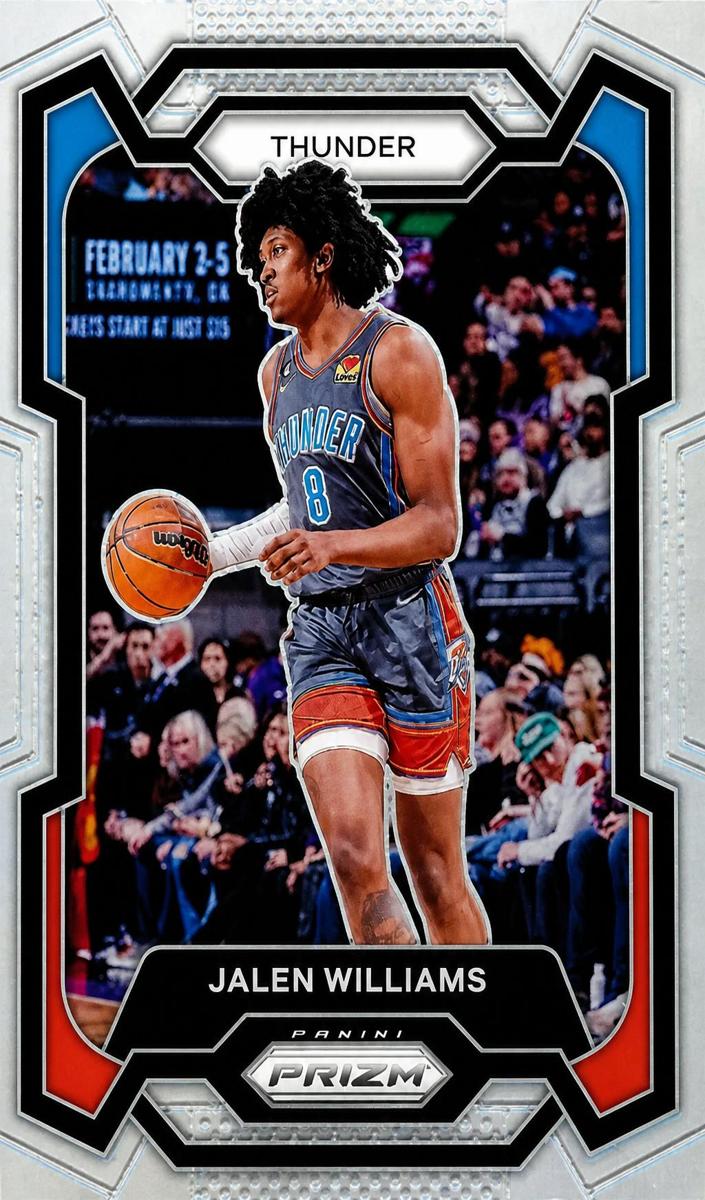 2023 Panini Prizm Basketball Silver Jalen Williams #19 PSA 10
