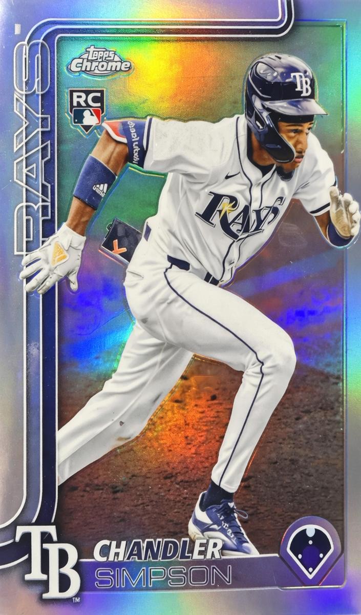 2025 Topps Chrome Update Baseball Refractor Chandler Simpson #USC179