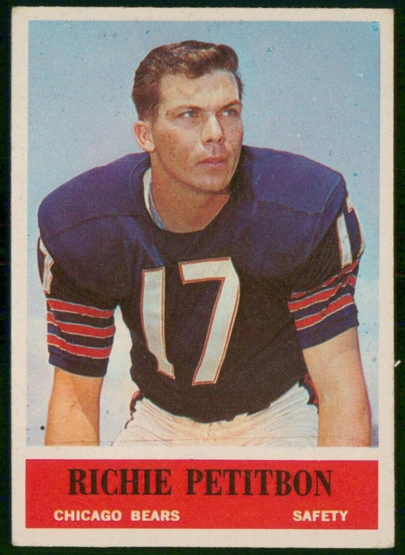 1964 Philadelphia Football Richie Petitbon #23