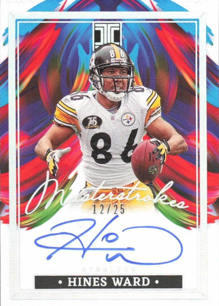 2023 Panini Impeccable Football Hines Ward #MHW