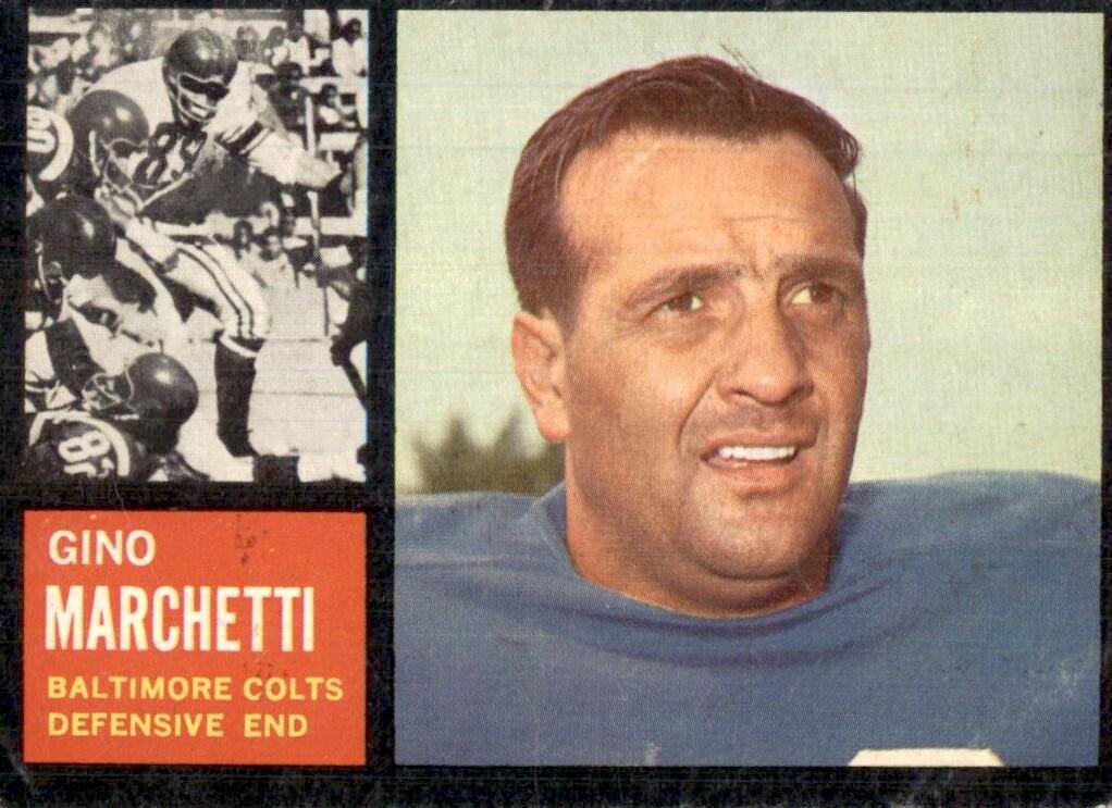 1962 Topps Football Gino Marchetti #8