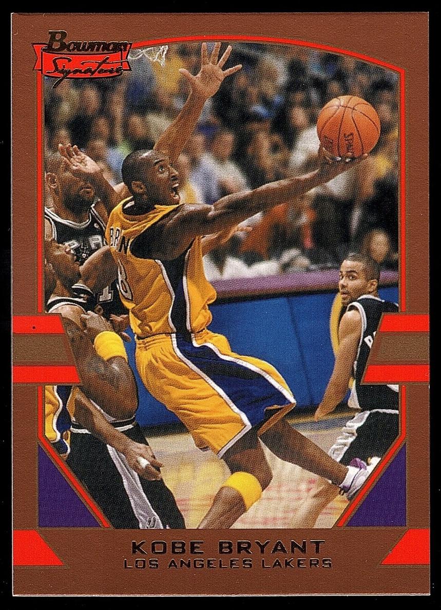 2003 Bowman Signature Basketball Gold Kobe Bryant #38