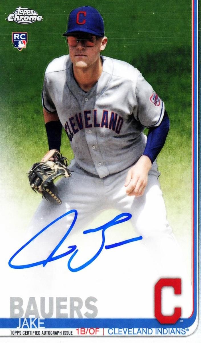 2019 Topps Chrome Baseball Jake Bauers #RA-JB