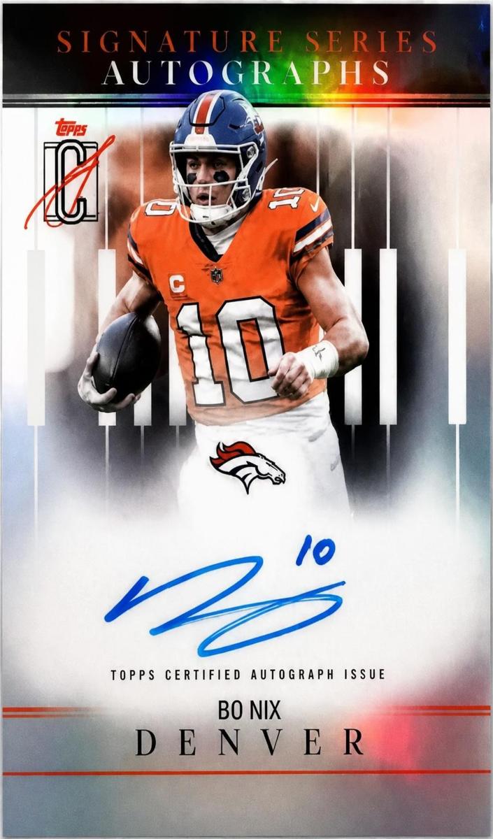 2025 Topps Signature Class Football Bo Nix #SCL-BN