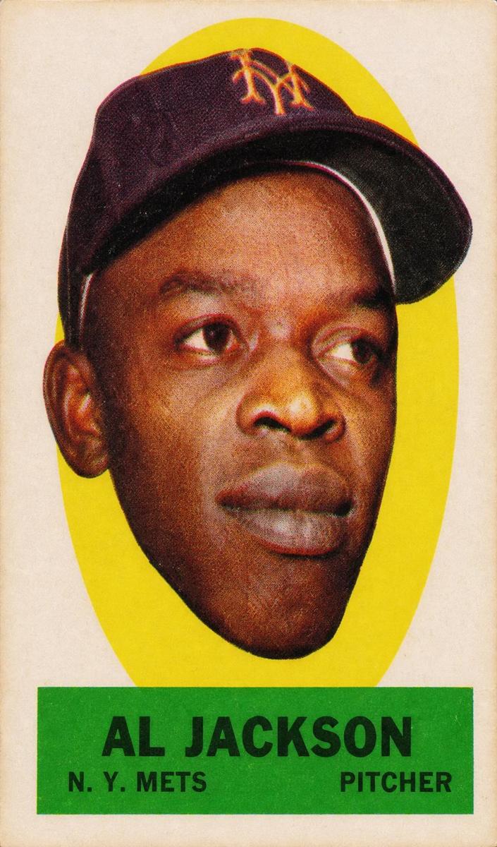 1963 Topps Baseball Instruction Back Al Jackson #NNO