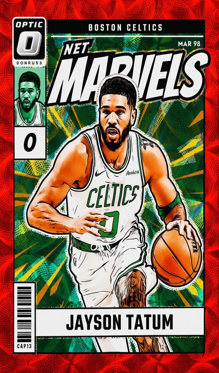 2024 Donruss Optic Basketball Red International Jayson Tatum #1