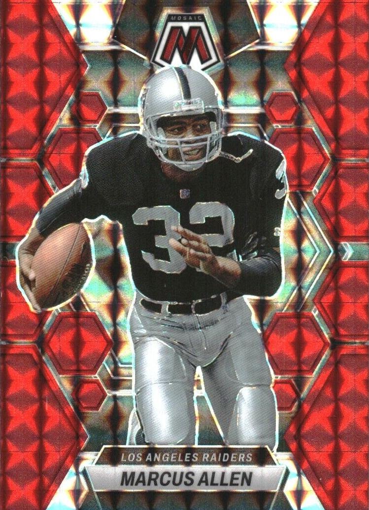 2023 Panini Mosaic Football Red Marcus Allen #124