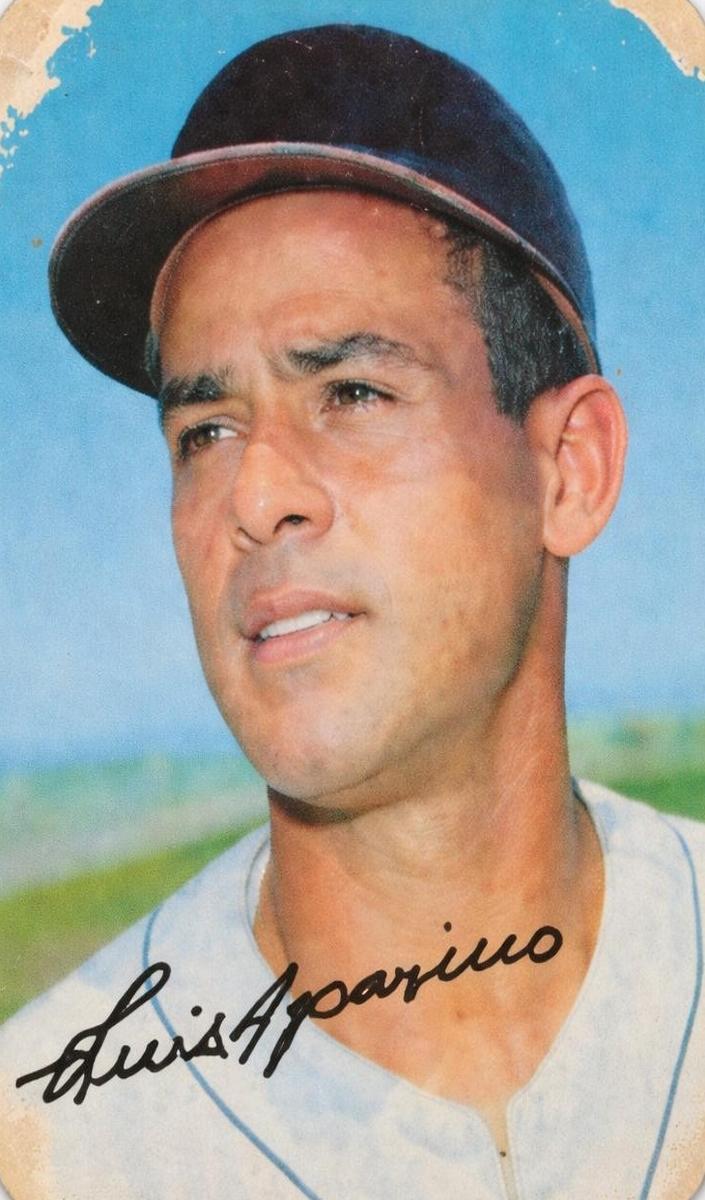 1969 Topps Super Baseball Luis Aparicio #10 PSA 8