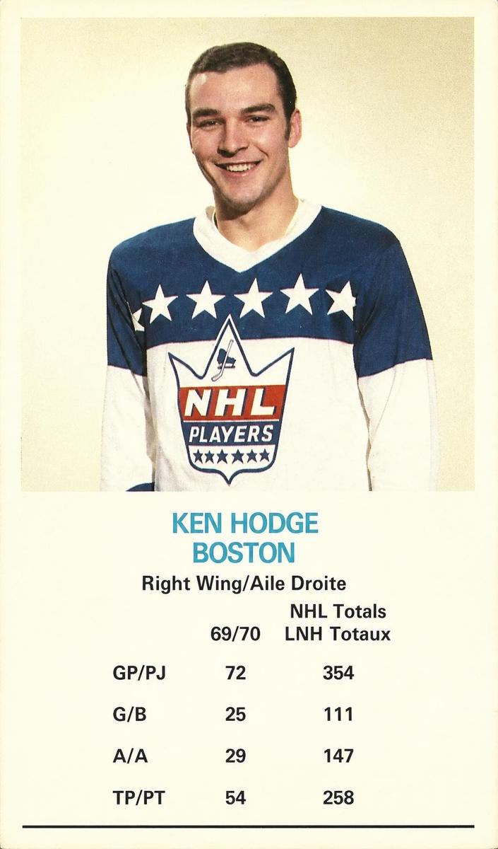1970 Dad's Cookies Hockey Ken Hodge #NNO PSA 9