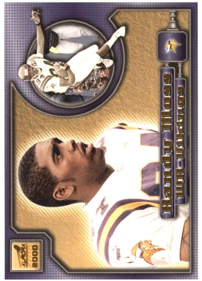 2000 Pacific Aurora Football Randy Moss #80