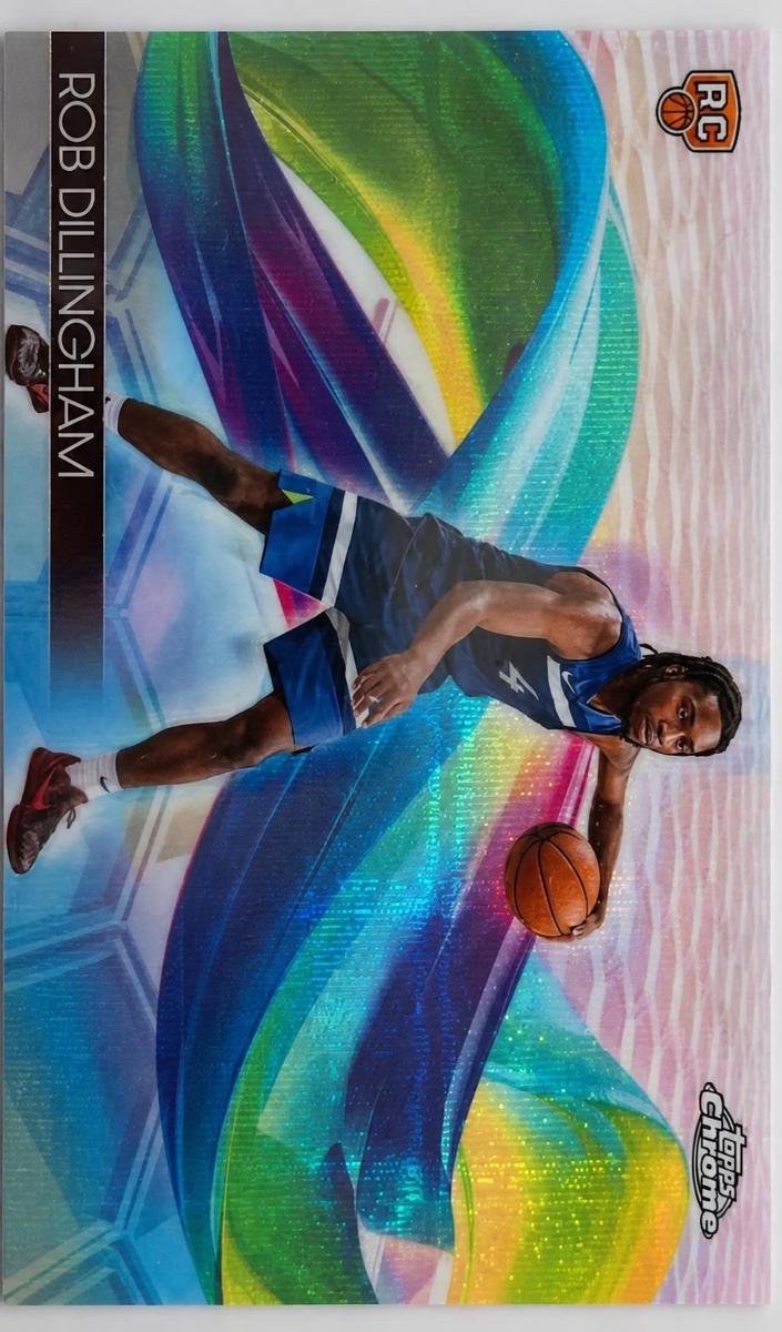2024 Topps Chrome Basketball Rob Dillingham #H-20 PSA 10