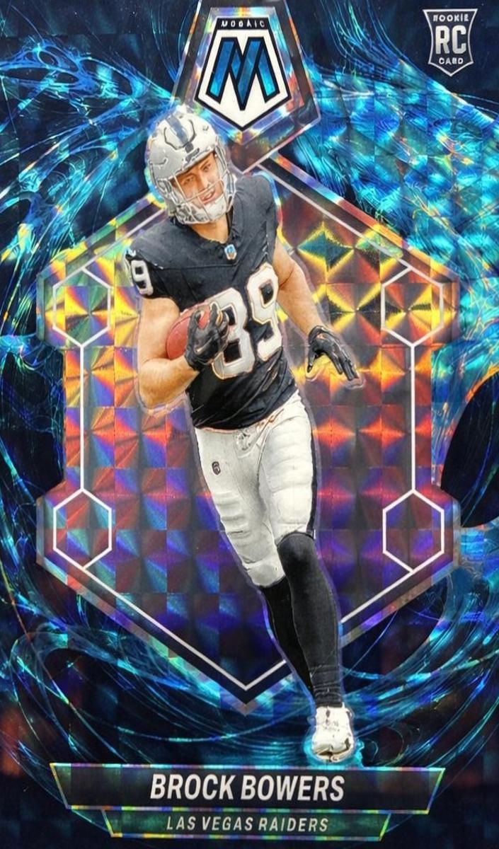 2024 Panini Mosaic Football Genesis Brock Bowers #313 PSA 10