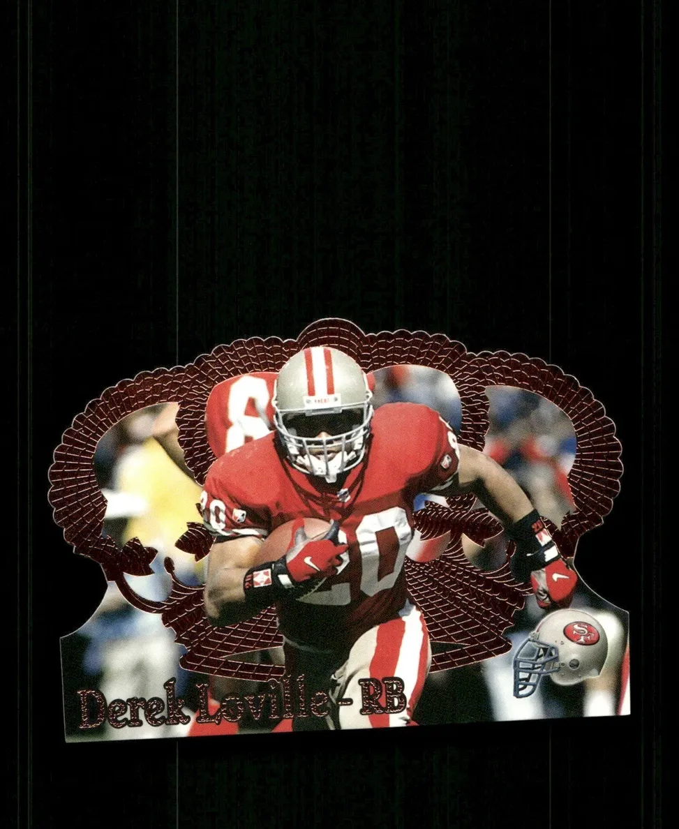 1995 Pacific Crown Royale Football Copper Derek Loville #26