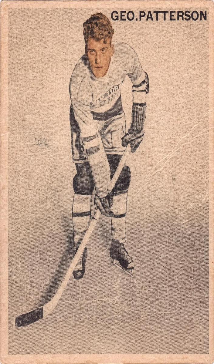 1933 World Wide Gum Ice Kings V357 Hockey English Only George Patterson #35