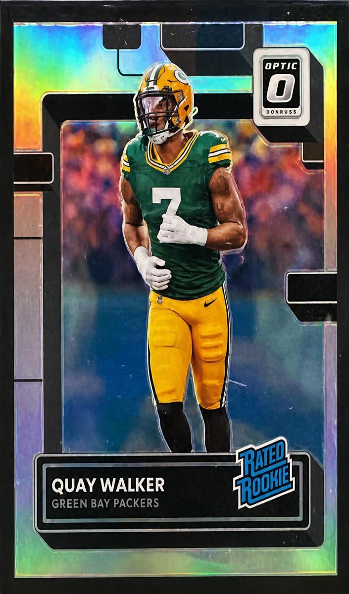 2022 Donruss Optic Football Holo Quay Walker #248 PSA 8
