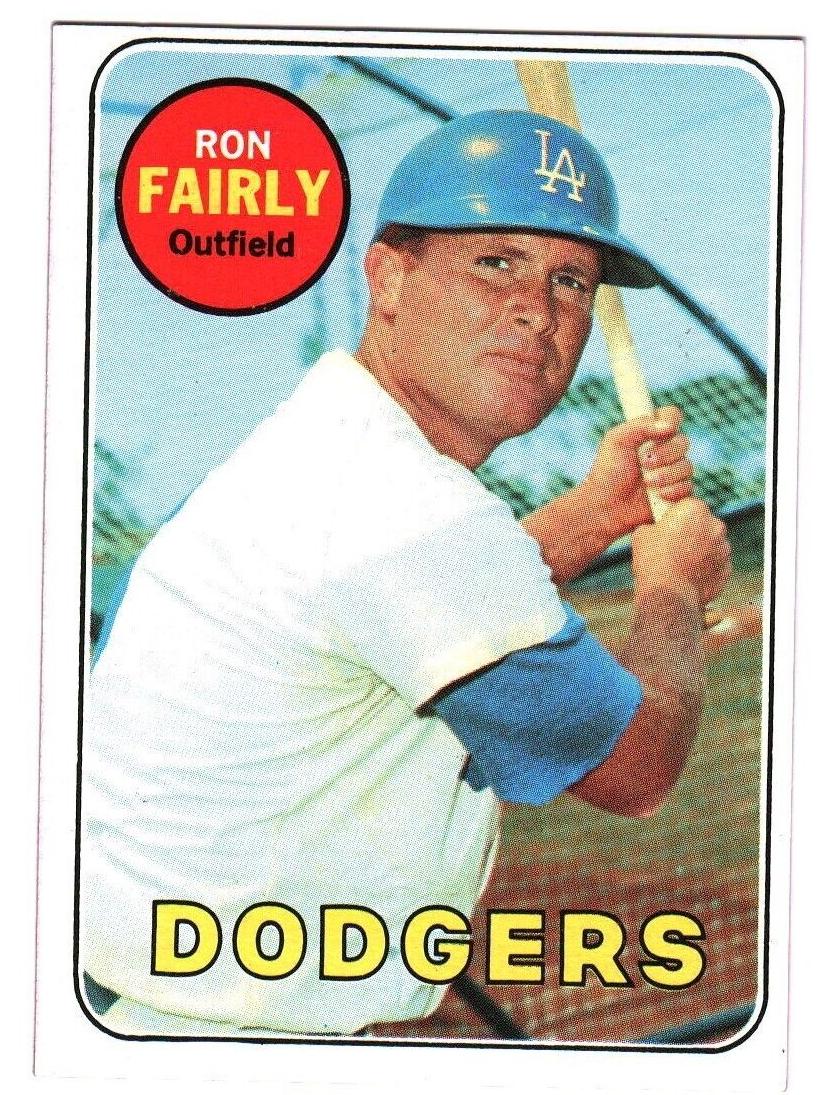 1969 Topps Baseball Ron Fairly #122