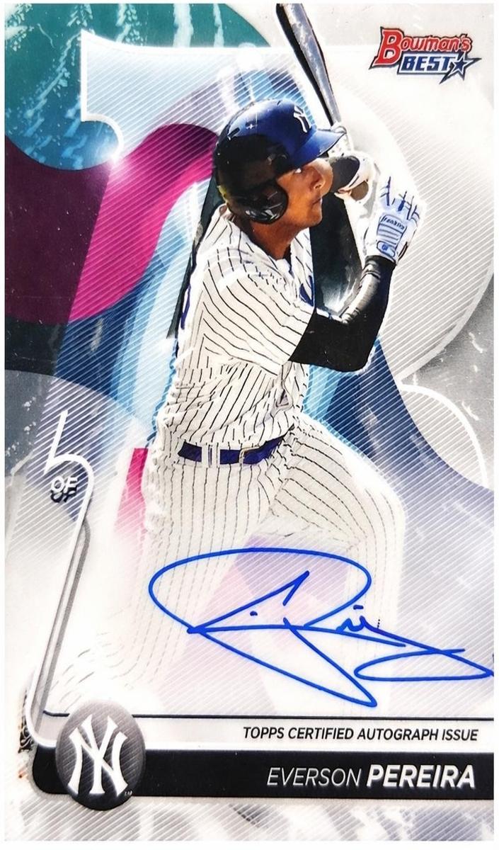 2020 Bowman's Best Baseball Everson Pereira #B20-EP PSA 9