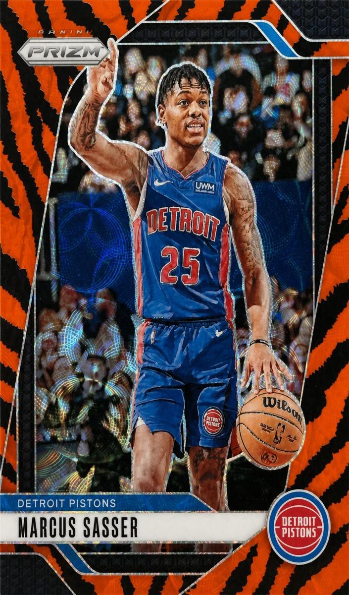 2024 Panini Prizm Basketball Choice Tiger Stripe Marcus Sasser #21