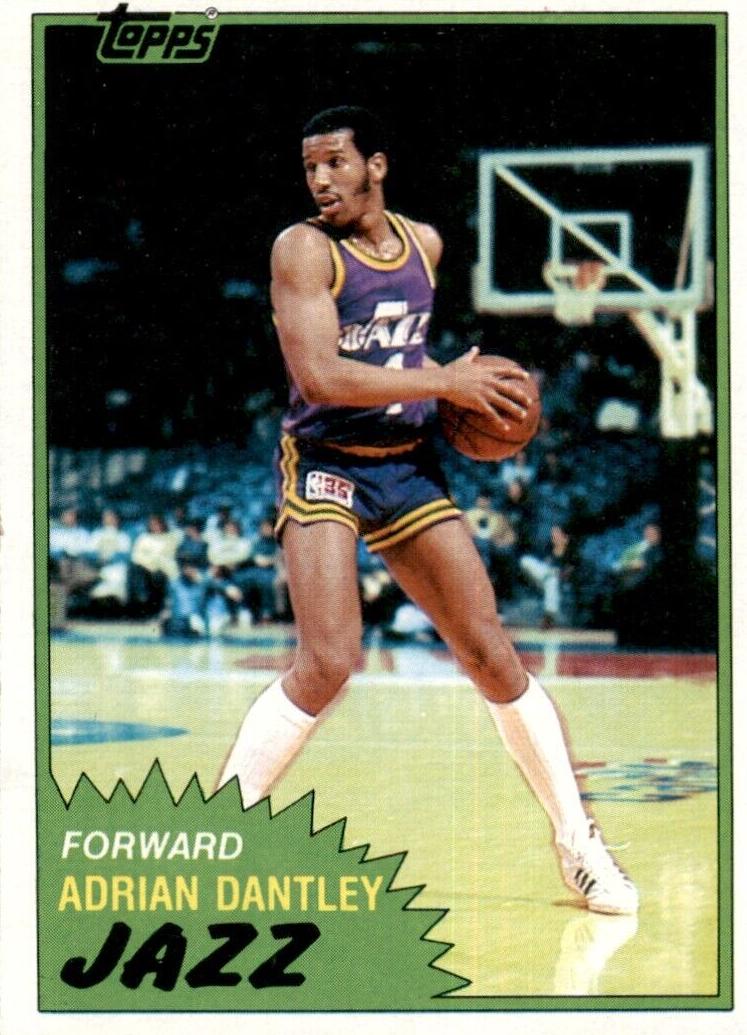 1981 Topps Basketball Adrian Dantley #40