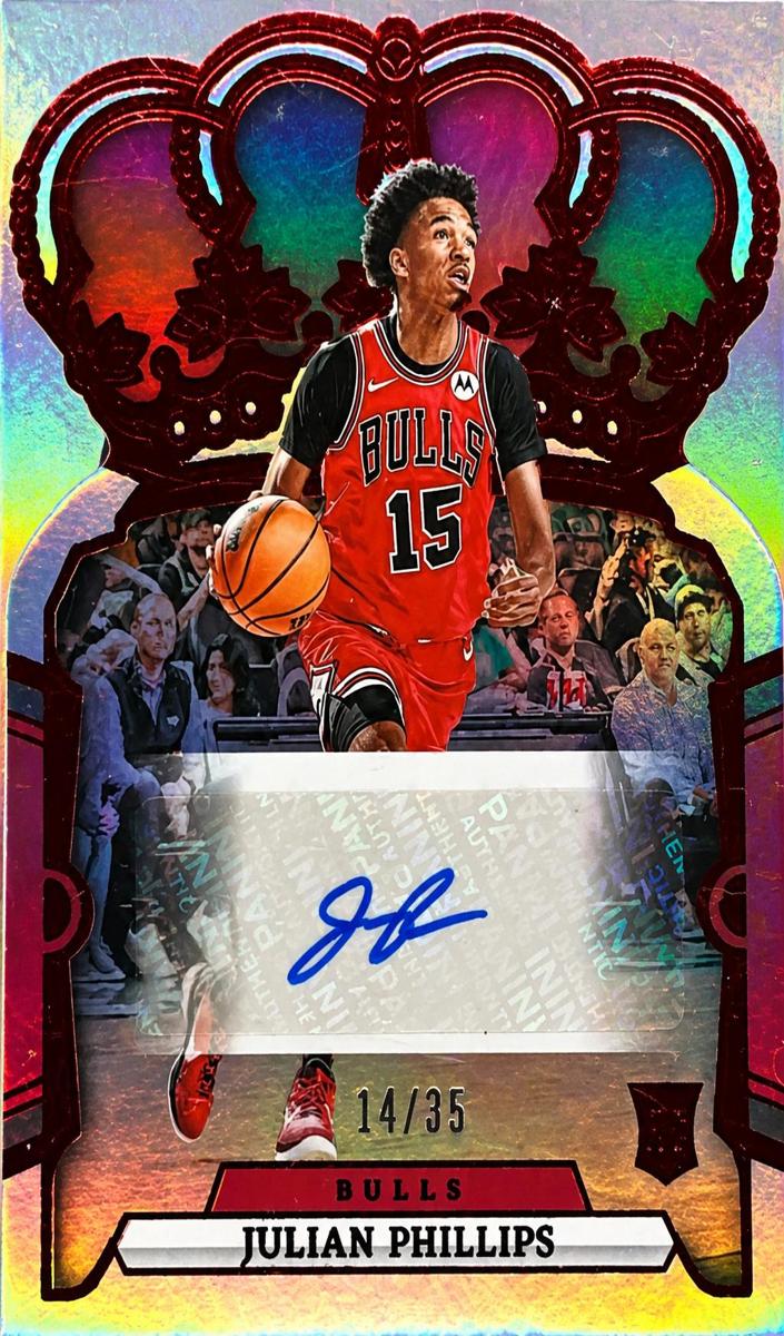 2023 Panini Crown Royale Basketball Red Julian Phillips #RC-PHL