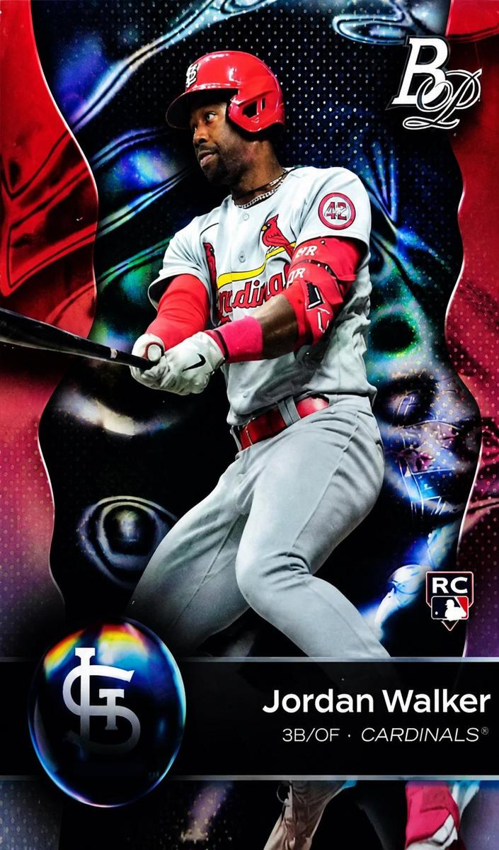 2023 Bowman Platinum Baseball Jordan Walker #44
