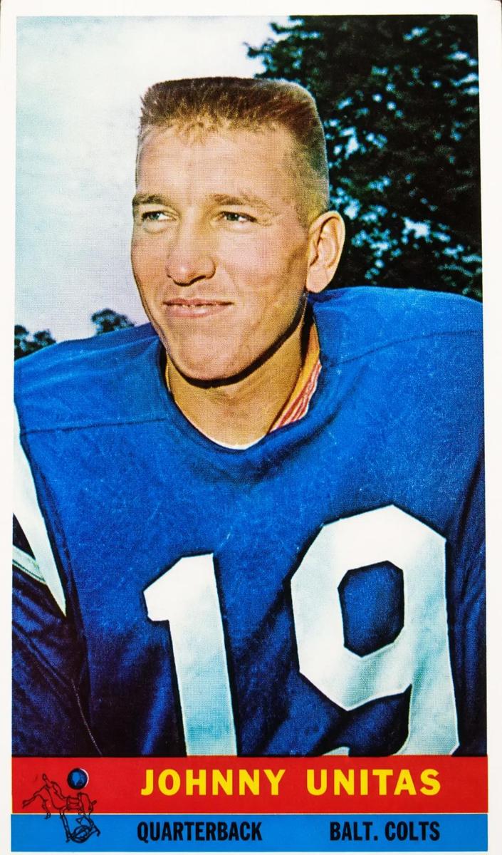 1959 Bazooka Football Johnny Unitas #NNO PSA AUTH