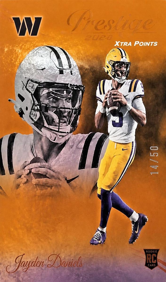 2024 Panini Prestige Football Orange Xtra Points Jayden Daniels #302