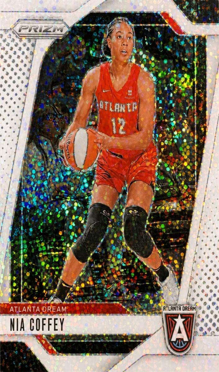 2024 Panini Prizm WNBA Basketball White Sparkle Nia Coffey #71