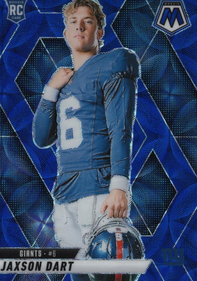 2025 Panini Mosaic Football Blue Scope Jaxson Dart #288