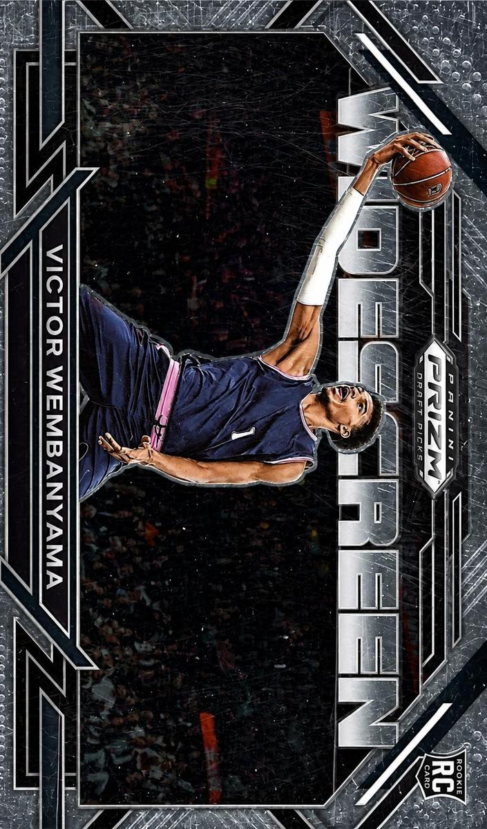 2023 Panini Prizm Draft Picks Basketball Green Wave Victor Wembanyama #1 PSA 10