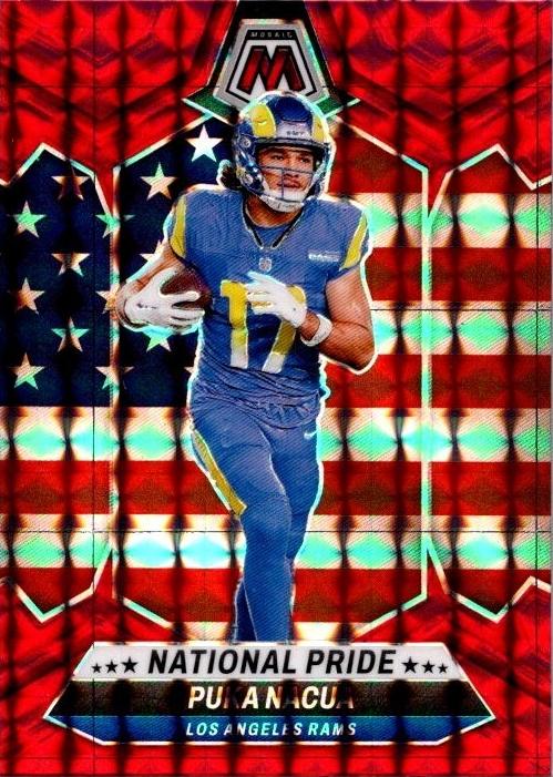 2024 Panini Mosaic Football Red Puka Nacua #264