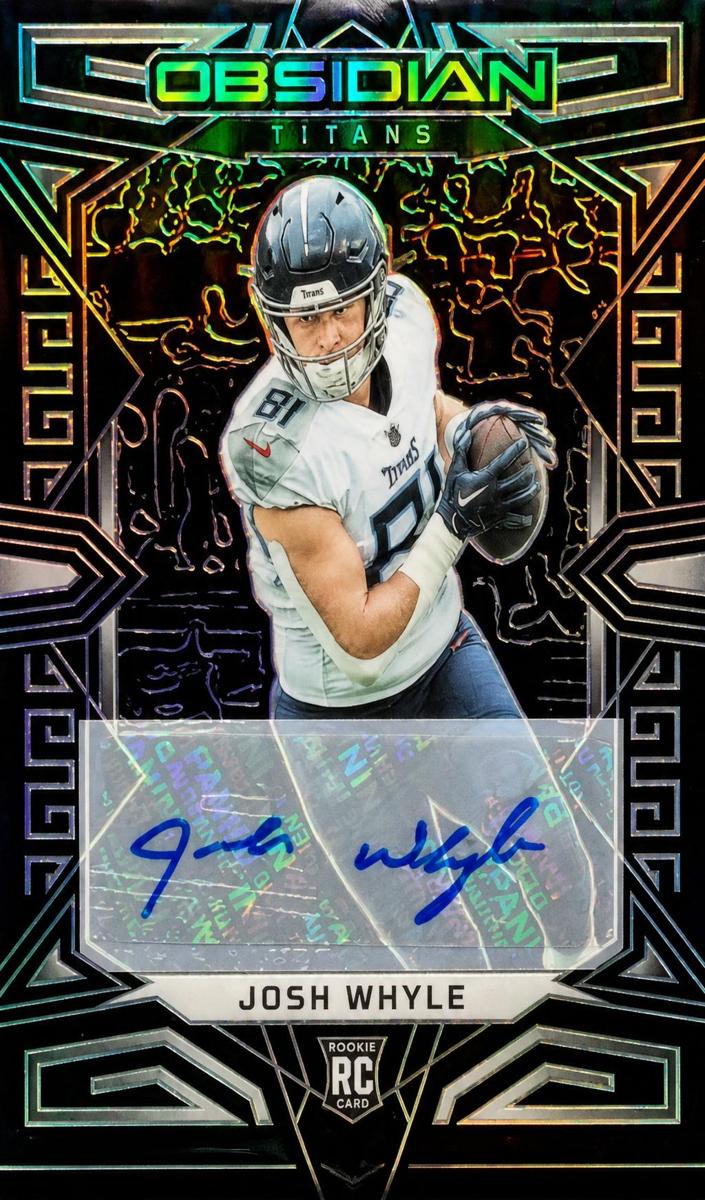 2023 Panini Obsidian Football Josh Whyle #198