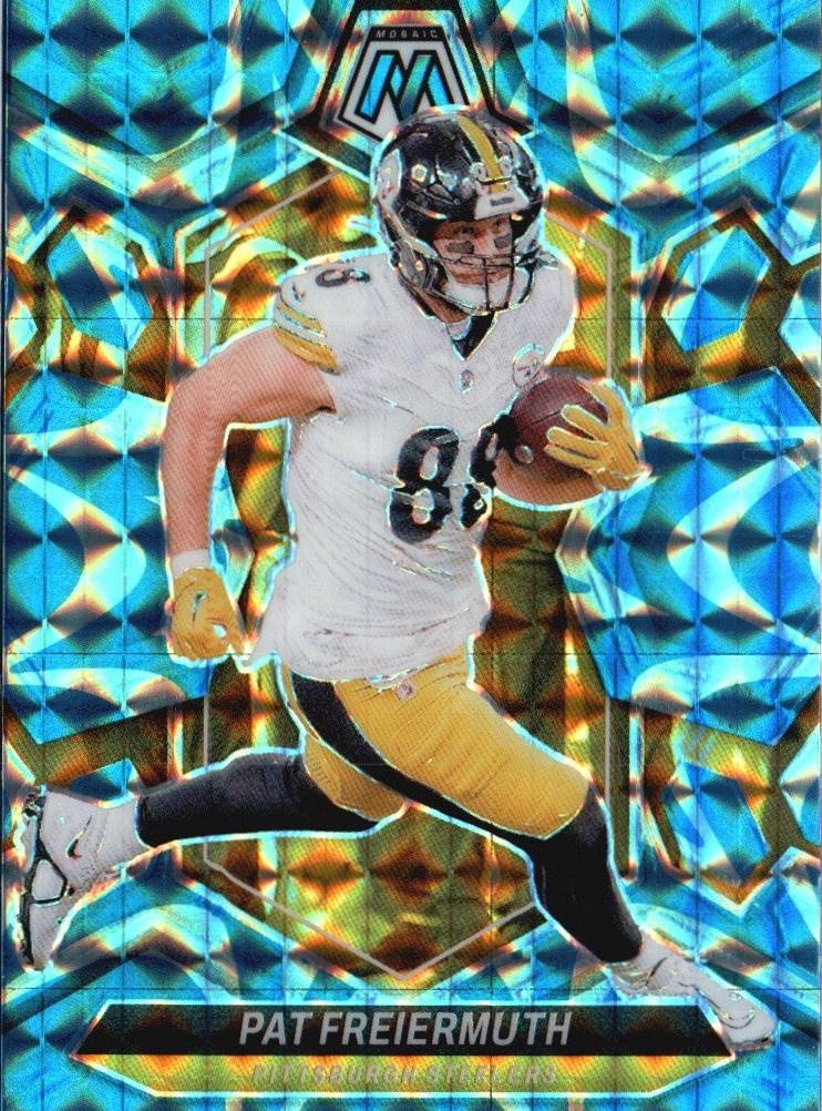 2024 Panini Mosaic Football Reactive Blue Pat Freiermuth #187