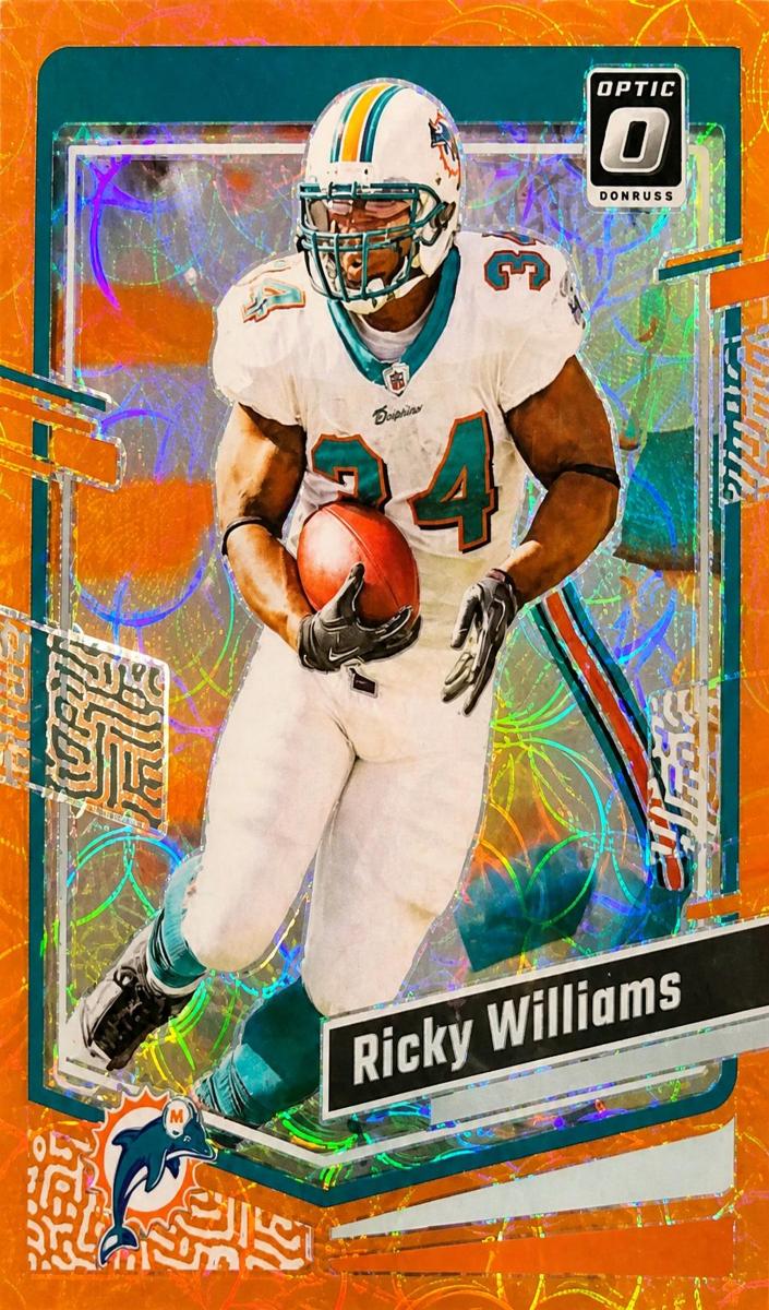 2023 Donruss Optic Football Orange Scope Ricky Williams #117