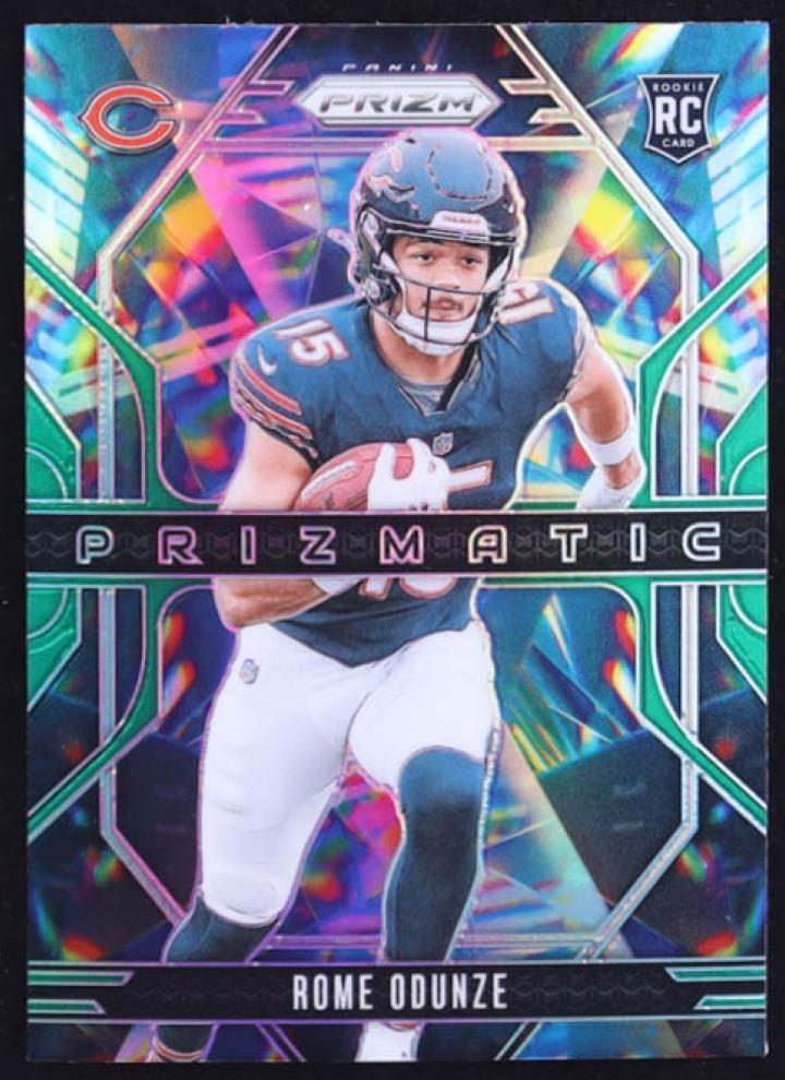 2024 Panini Prizm Football Silver Rome Odunze #9 PSA 10