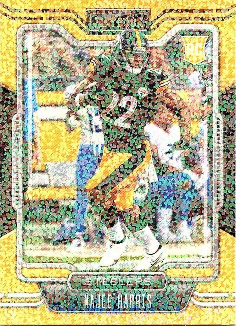 2021 Panini Playbook Football Sparkle Najee Harris #111 PSA 8.5