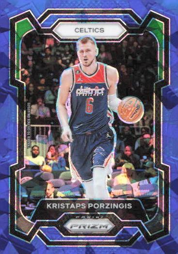 2023 Panini Prizm Basketball Blue Ice Kristaps Porzingis #8