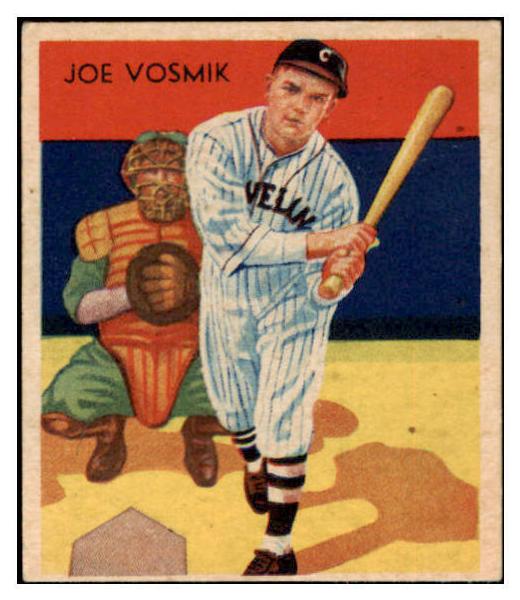 1934 R327 National Chicle Diamond Stars Baseball 1934 Statistics Joe Vosmik #8 CGC 3