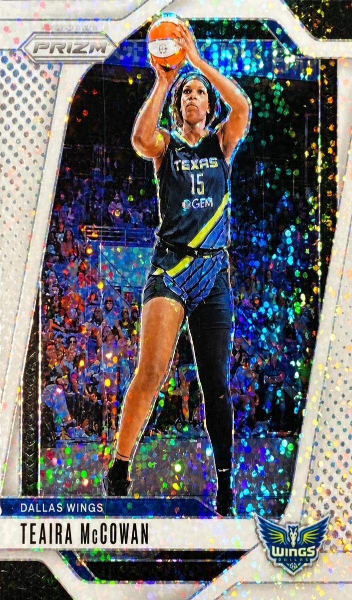 2024 Panini Prizm WNBA Basketball White Sparkle Teaira McCowan #105