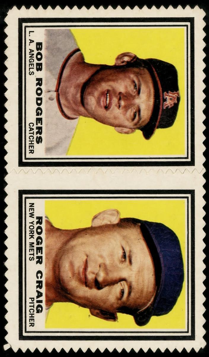 1962 Topps Baseball Bob Rodgers #NNO