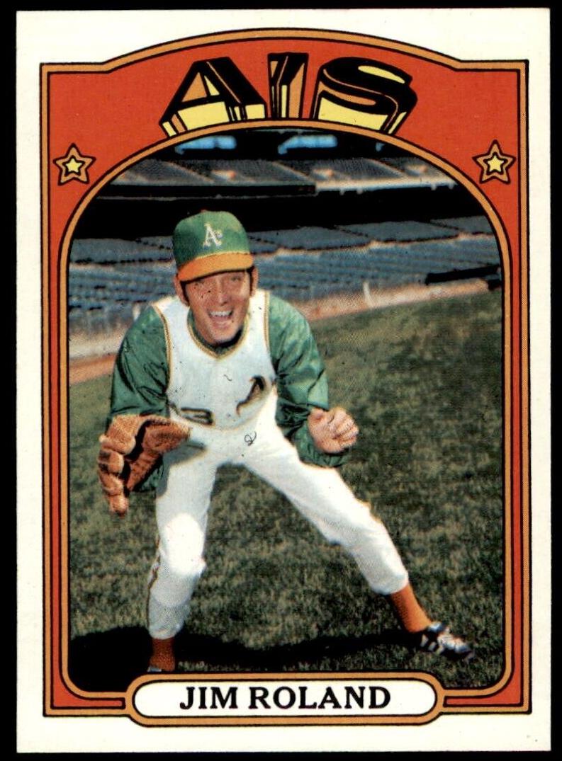 1972 Topps Baseball Jim Roland #464