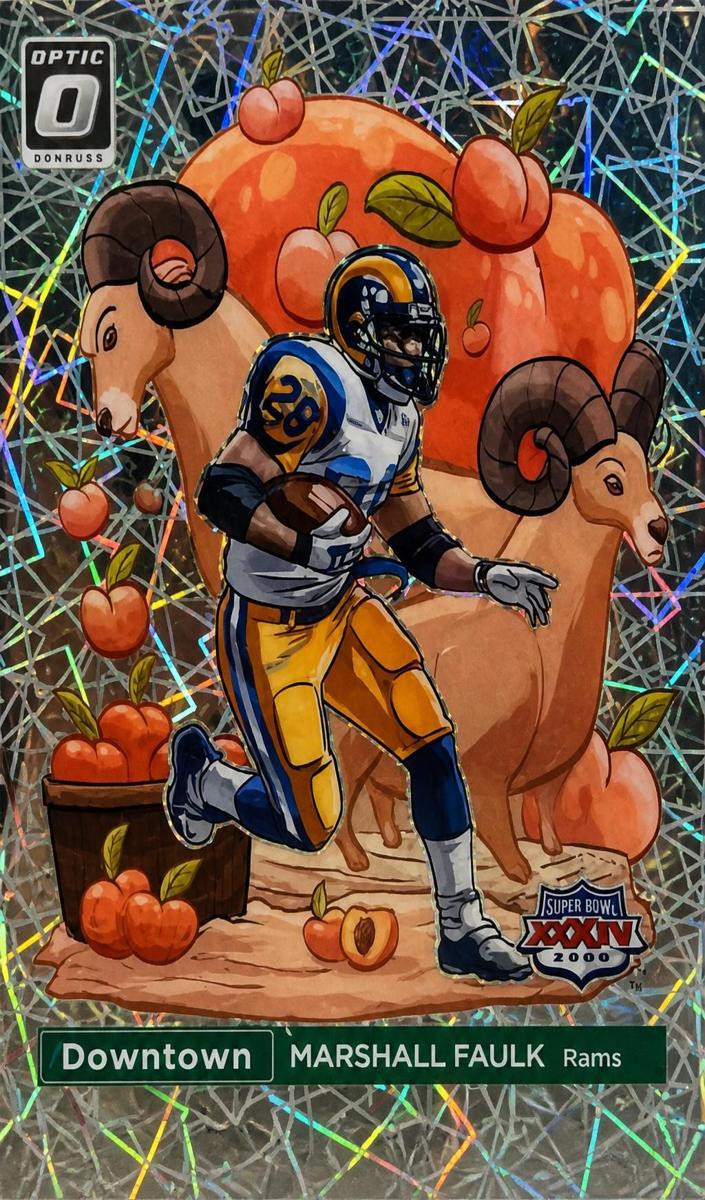 2023 Panini Donruss Football Marshall Faulk #SBD-MF PSA 8.5