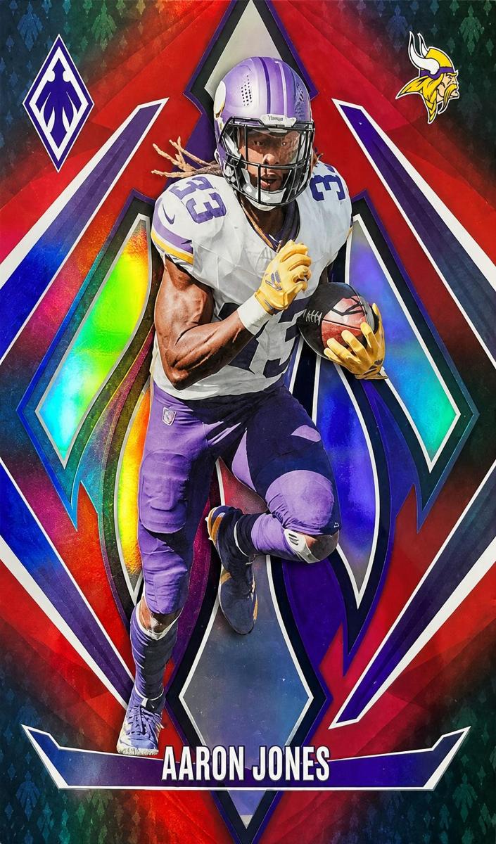 2024 Panini Phoenix Football Red Fade Aaron Jones #2