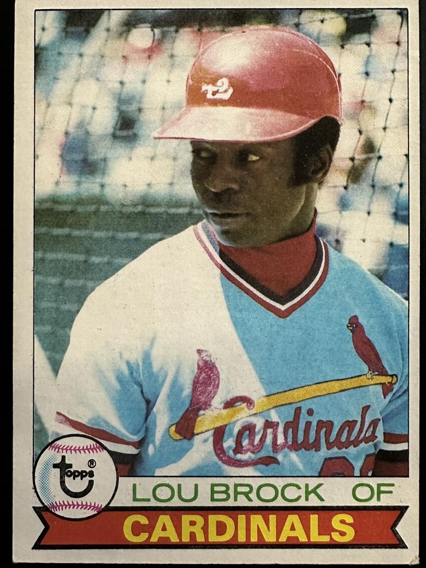 1979 Topps Baseball Lou Brock #665 PSA 9